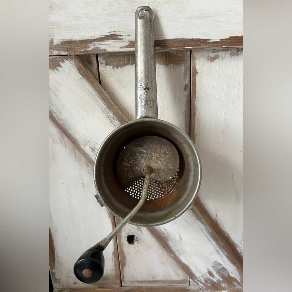 Vintage Foley food mill kitchen ricer masher farmhouse cottage rustic decoration